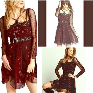 Free People Tough Love fit & flare dress